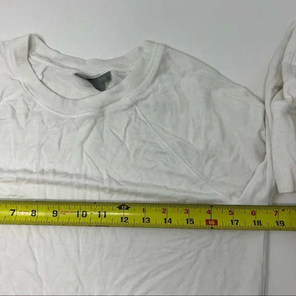 Athleta Modal White Long Sleeve Small - Picture 6 of 9